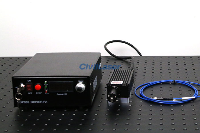 467nm 4.5 watt Blue 광섬유 결합 레이저 Research Lab laser Source